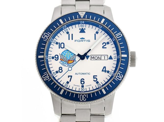 Autre Marque Orologio automatico FORTIS Cosmonaut 647 Blue Impulse
