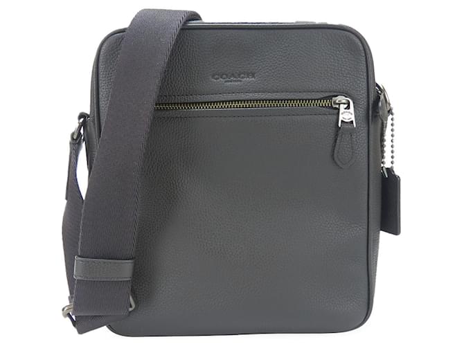 Borsa a spalla in pelle Coach Nero