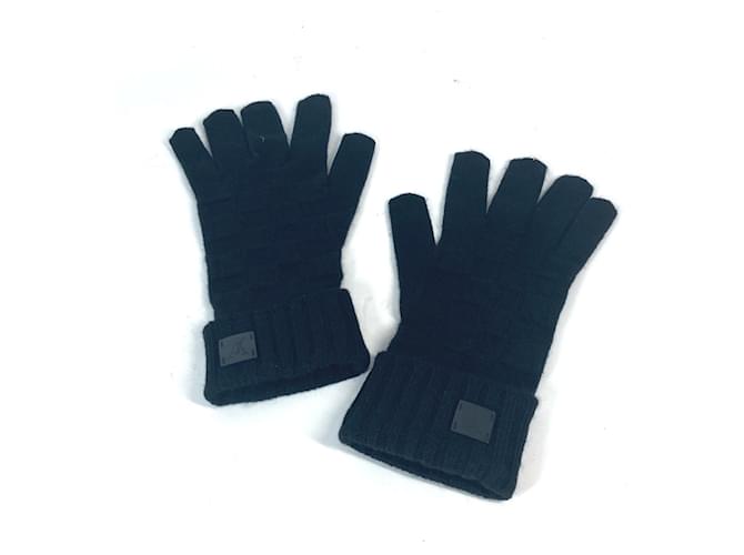 Guanti in cashmere Louis Vuitton Nero