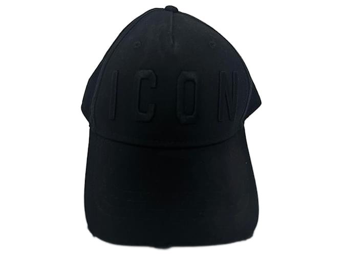 Cappello nero Dsquared2 "Be Icon"