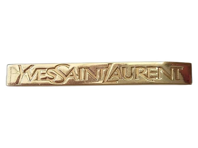 Yves Saint Laurent Ottime condizioni e placcato in oro certificato D'oro Gold hardware