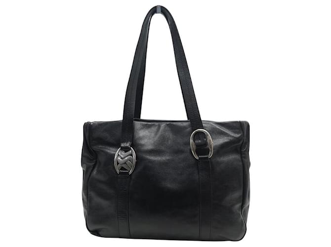 BAG IN PELLE VINTAGE YVES SAINT LAURENT SHOPPING RIVE GAUCHE 116154 Nero
