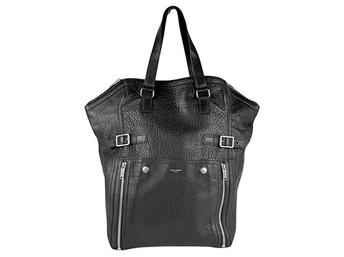 Borsa in pelle nera Saint Laurent Nero