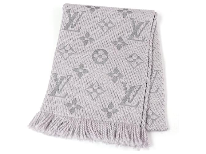 Stola Monogram Logomania Esharp di Louis Vuitton Grigio