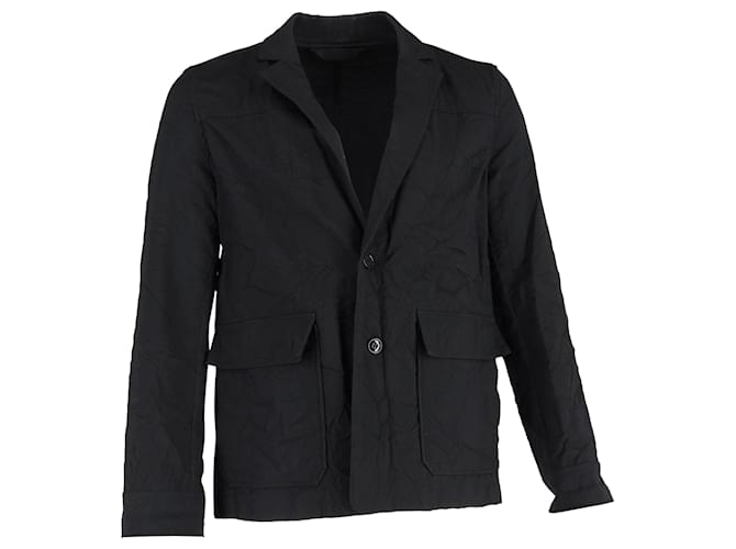 Giacca da lavoro su misura Acne Studios in cotone nero