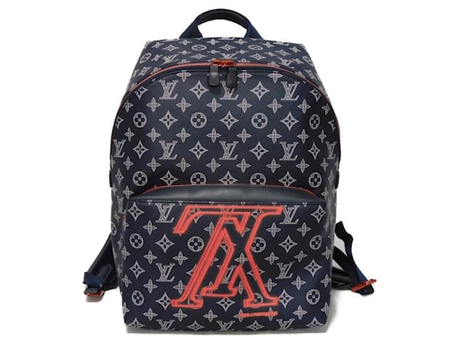 Zaino Apollo Louis Vuitton Rosa Bianco Blu navy