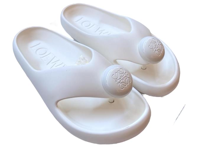 Sandali Loewe Foam Pepple Bianco