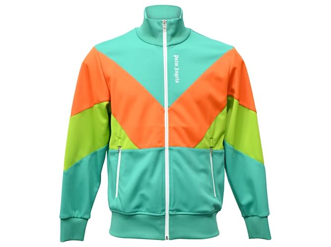 Giacca da track color-block Palm Angels in poliestere multicolore