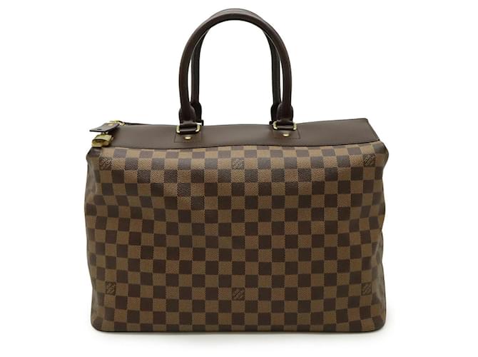 Borsa 2 in 1 Damier Greenwich PM di Louis Vuitton Marrone