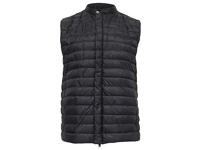 Giacca imbottita Herno Vest in poliamide nera Nero