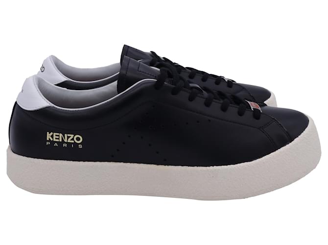 Sneakers Kenzo Swing Low-Top in pelle nera Nero