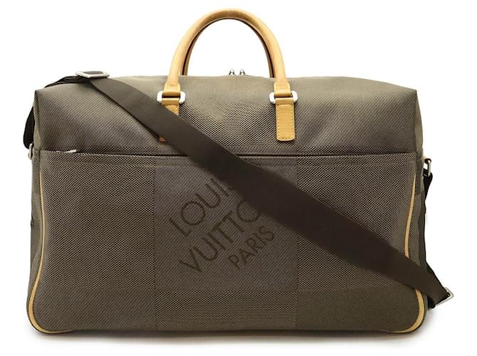 Borsa 2 in 1 Damier Geant Soufflot di Louis Vuitton Grigio
