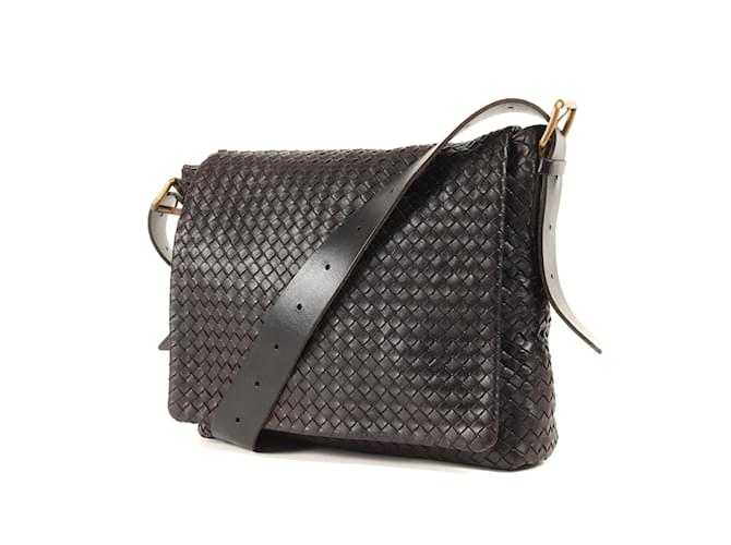 Borsa a spalla marrone Bottega Veneta
