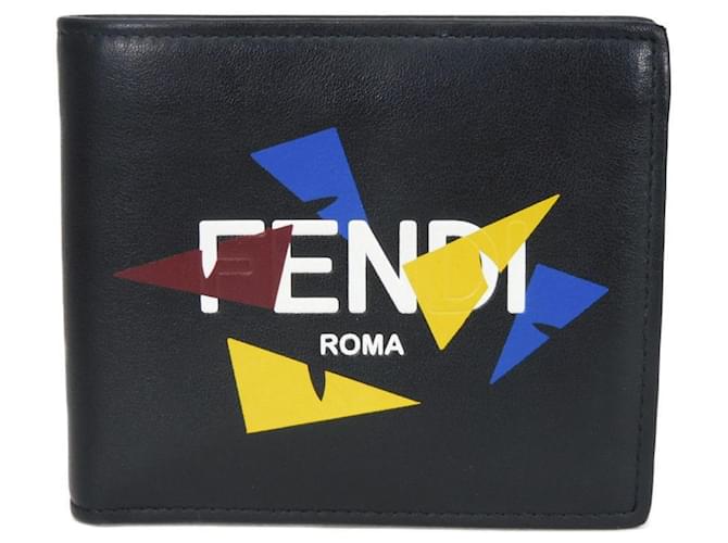 Bag Bugs Portafoglio bi-fold Fendi Nero