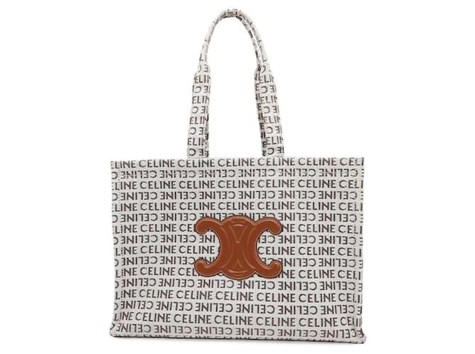 Céline Triomphe Vintage Bianco