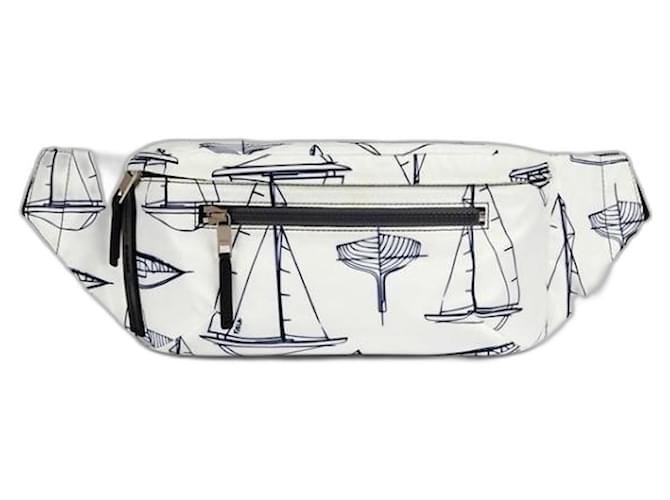 Nuova marsupio Furla con stampa di barca Bianco