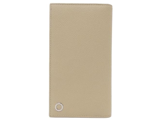 Portafoglio Zip Bulgari Beige