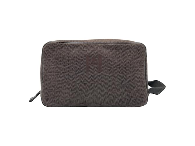 Borsa Pouch Hermès Globe Trotter MM Marrone