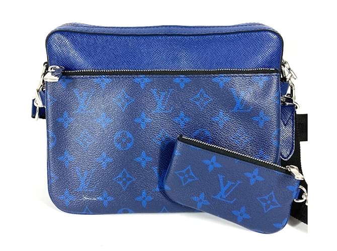 Trio Louis Vuitton Blu navy