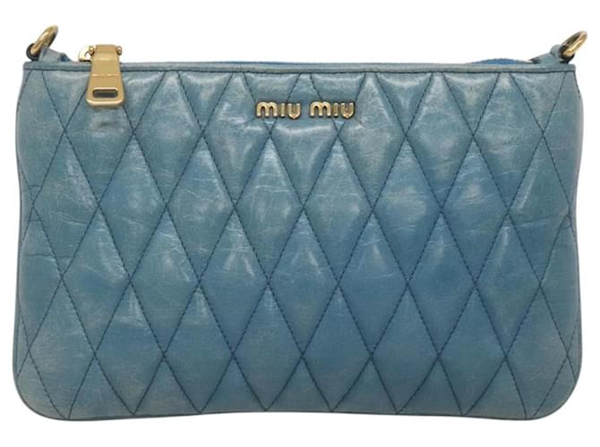 Miu Miu VITELLO SHINE Blu