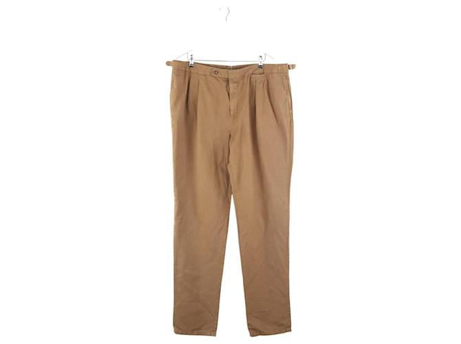 Loro Piana Pantaloni in cotone marrone