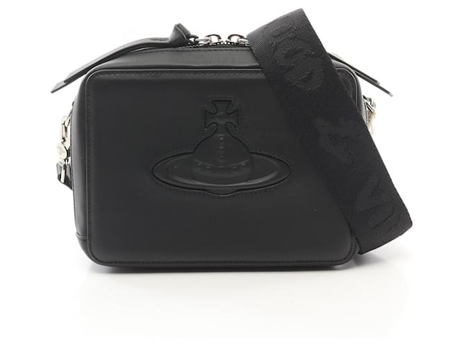 Borsa a spalla in pelle MELIH CAMERA BAG di Vivienne Westwood Red Label 58010005UL001SN401 Nero