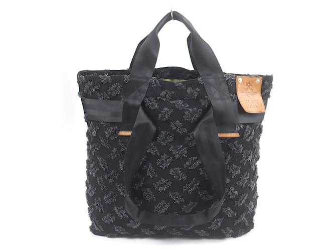 Borsa tote in tela Vivienne Westwood Nero