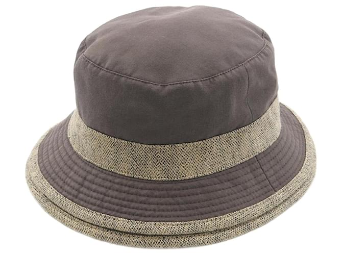 Hermès Cappello in cotone Hermes Marrone