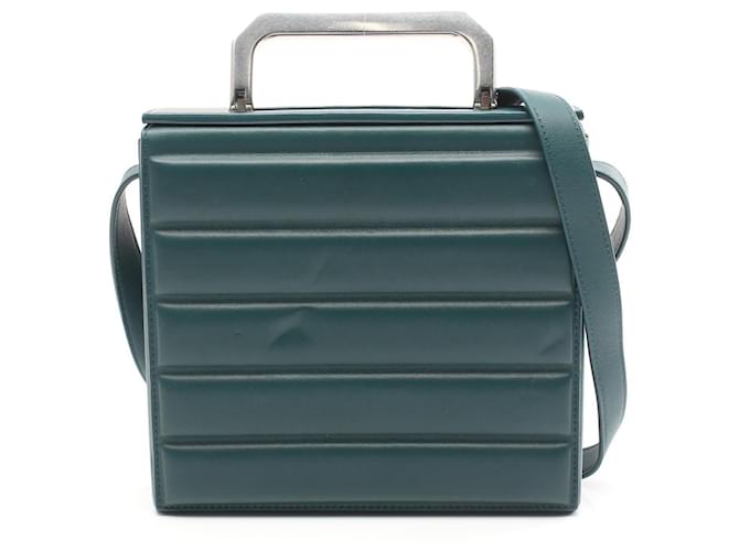 Borsa a tracolla in pelle Bottega Veneta 2way 591717 Verde