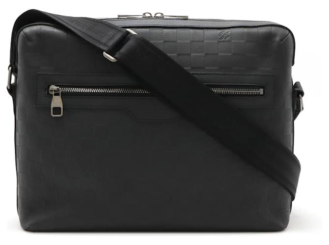 Borsa a Spalla 2 in 1 Louis Vuitton Damier Infini Calypso MM N41201 Nero