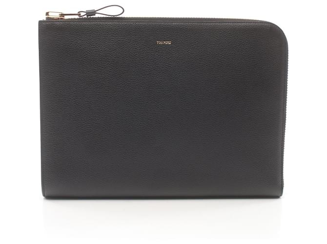Borsa a mano in pelle Tom Ford Second H0355LCL213G1N001 Nero