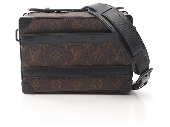 Borsa a mano Soft Trunk Monogram Macassar Louis Vuitton Marrone