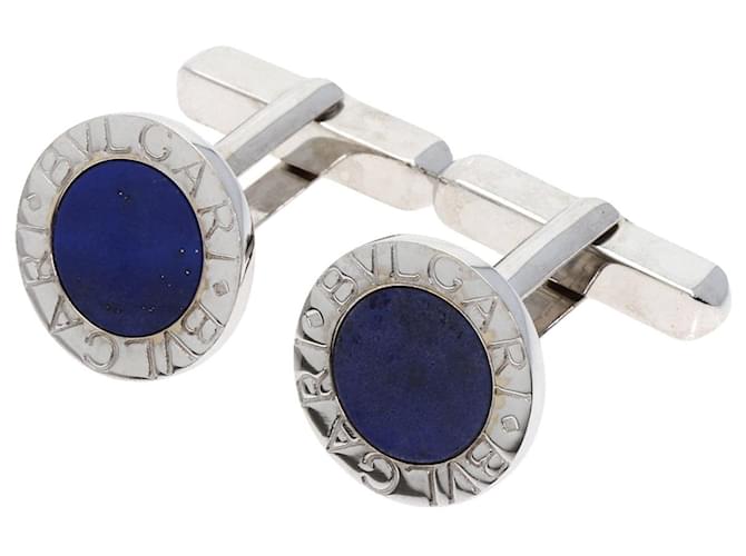 Bulgari Gemelli Bvlgari in lapislazzuli in oro bianco 18K