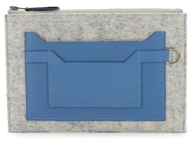 Borsa Pouch Todoo 20 di Hermès Blu