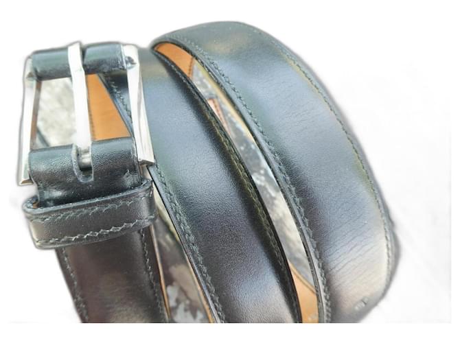 Cintura Berluti 85cm fatta a mano Nero