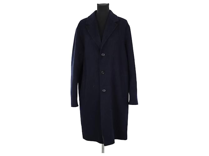 Acne Cappotto di lana blu