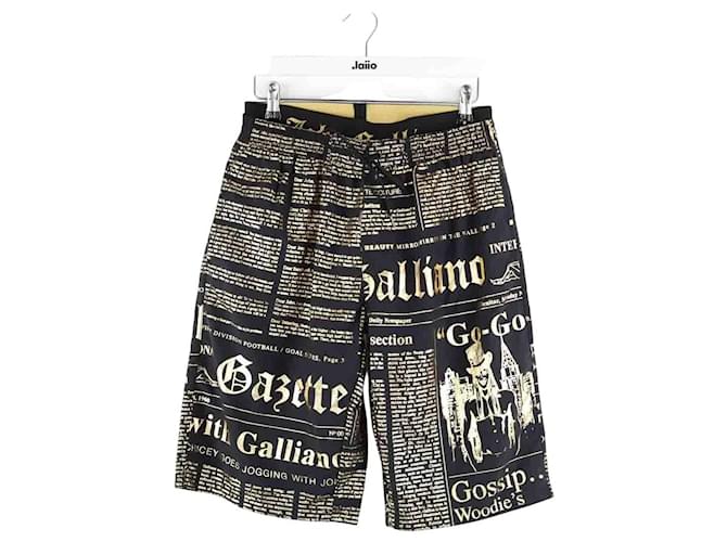 John Galliano Bermuda nera Nero