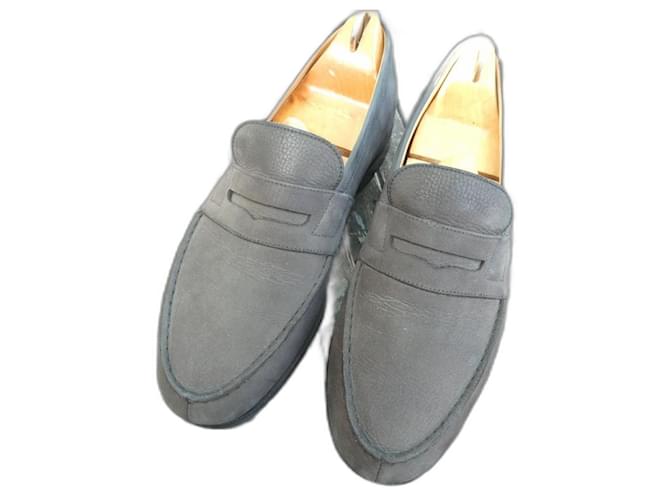 mocassino jm weston 6D 41 Grigio