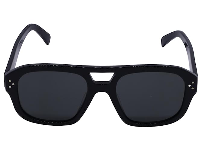 Edge Céline Occhiali da sole aviatore Celine in acetato nero