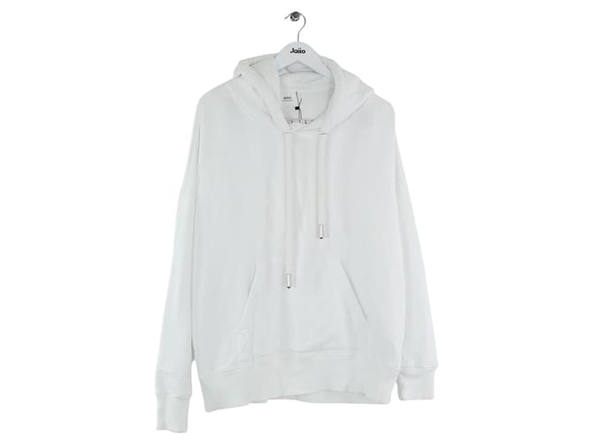 Ami Felpa in cotone bianca Bianco