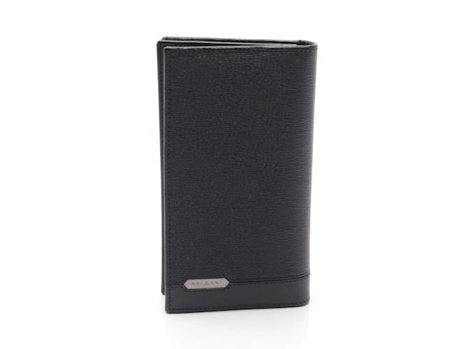 Bulgari Portafoglio lungo bi-fold Bvlgari Serpenti Scaglie Nero