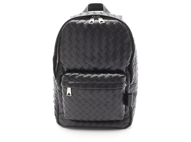 Zaino Intrecciato Piccolo di Bottega Veneta Nero
