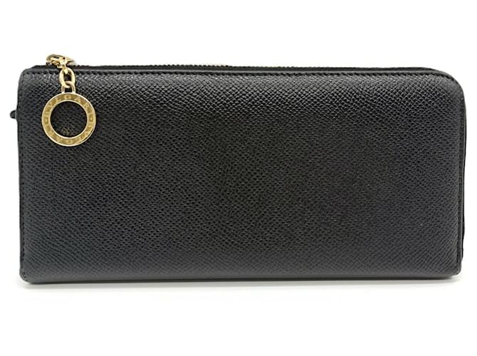 Portafoglio Zip Bulgari Nero