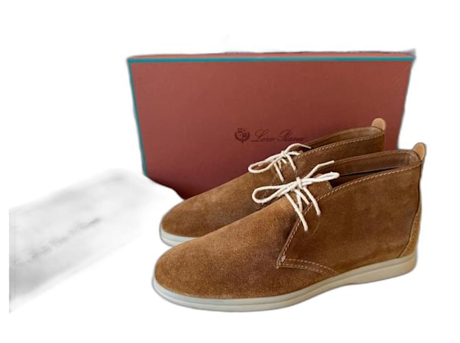 Stivali Chukka Soft Walk Loro Piana / taglia uomo EU 39 Cognac
