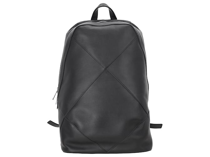 Zaino Intrecciato in pelle nera di Bottega Veneta Nero