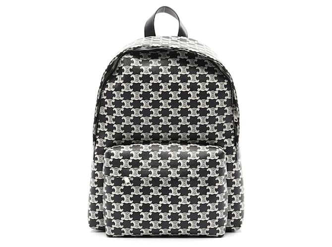 Céline Zaino Triomphe in pelle PVC Celine Nero