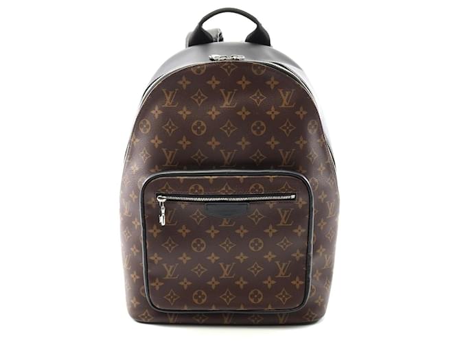 Zaino Louis Vuitton Josh NV in tela PVC e pelle Marrone