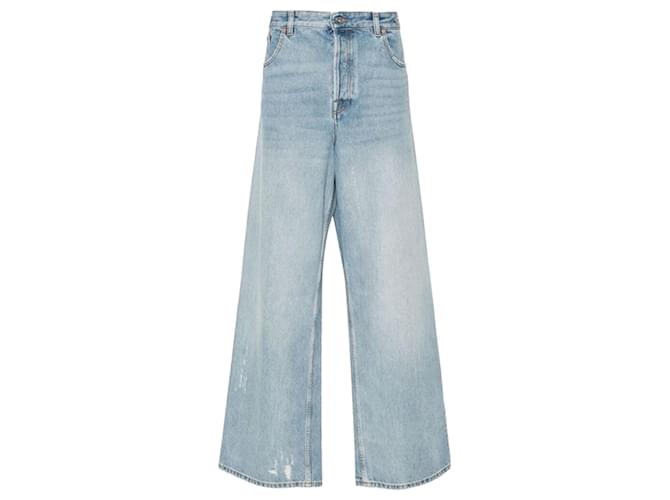 Valentino Garavani Jeans in denim di cotone Valentino Blu