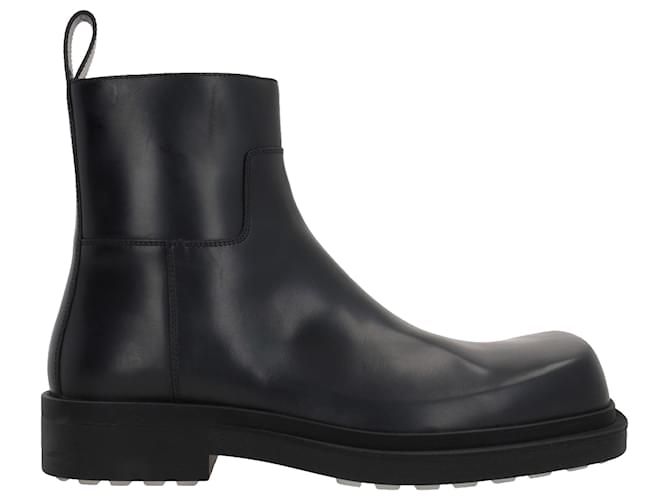 Stivali alla Caviglia Ben di Bottega Veneta Nero
