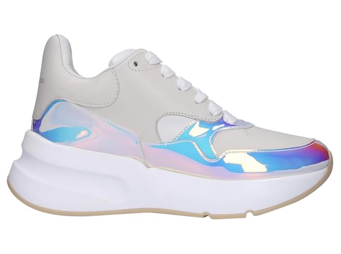 Sneakers in pelle Molly di Alexander McQueen Bianco